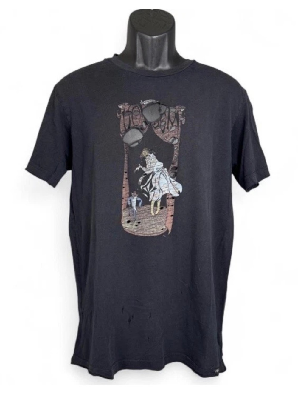 Vintage Volcom Featured Artist Shirt 2006 Holiday Harry The Hat Puppet Skater L